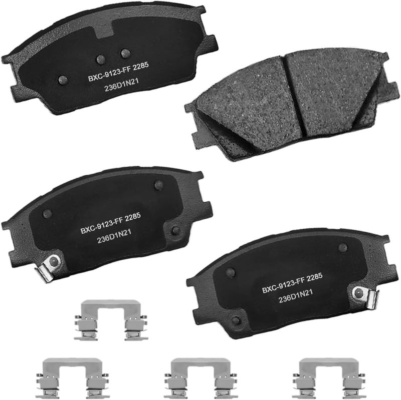 Bendix Premium SBC2285 Ceramic Front Brake Pads for Hyundai Venue 2024-2020, Kia Soul 2023-2020 - Image 1